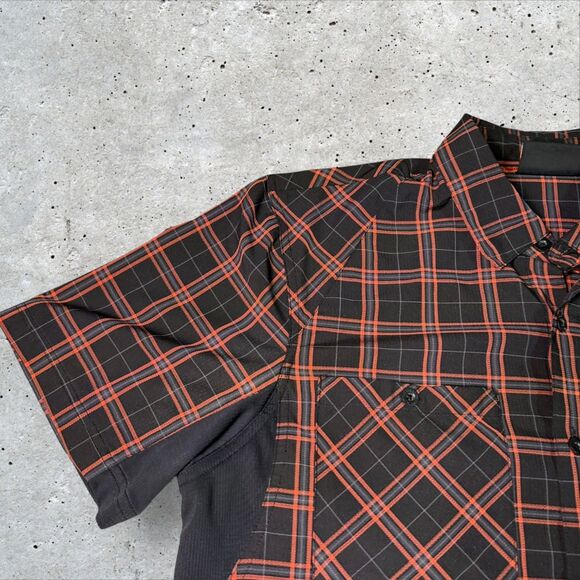 Harley-Davidson Genuine Motor Clothes Performance Plaid Shirt Men’s Size Large - Picture 7 of 14